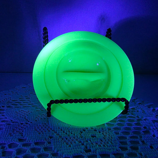 Vintage Jeannette Jadeite Lid ONLY For Drippings Jar 4 3/4"