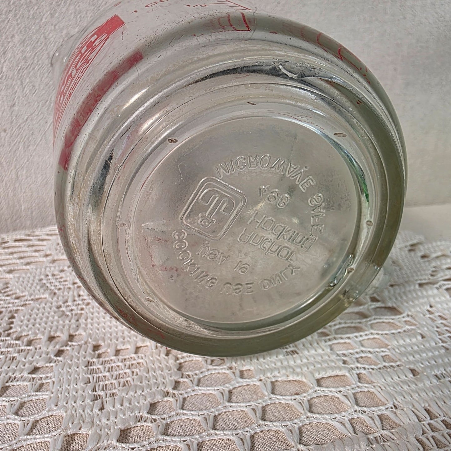 Anchor Hocking Fire King Oven Basics 2-Cup Glass Measuring Cup With Red Markings