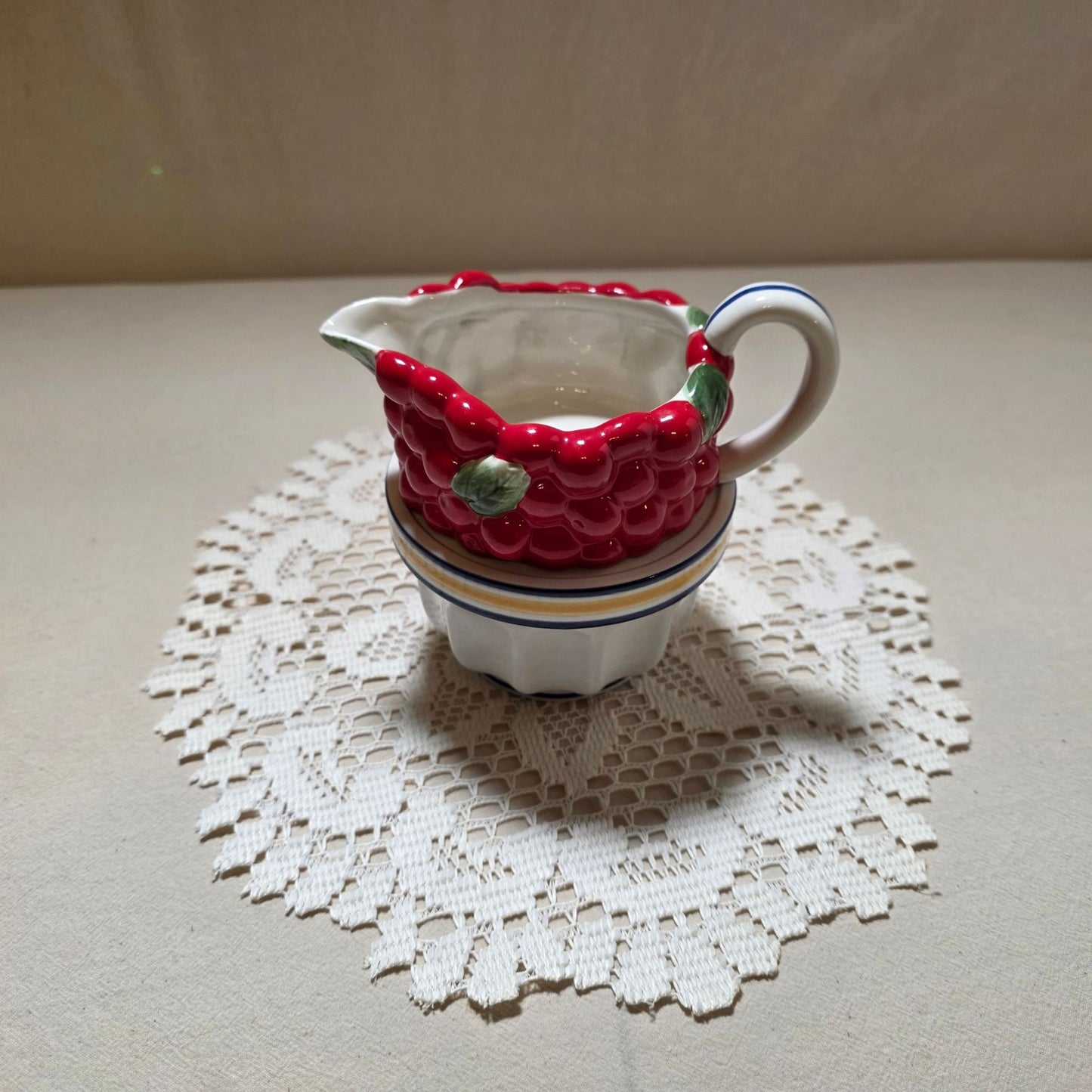 Life is Just a Bowl of Cherries Dept. 56 Sugar & Creamer