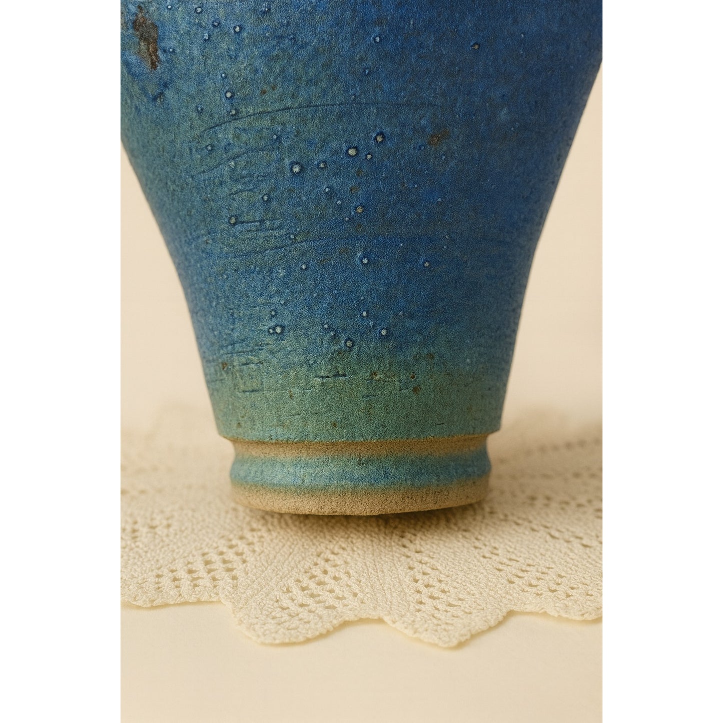 C Lewis Signed Art Pottery Vase