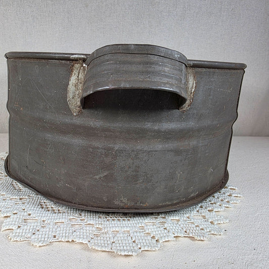 Antique Swans Down Cake Pan Angel Food Bundt Early 20th Century Farmhouse Primitive Kitchen Decor