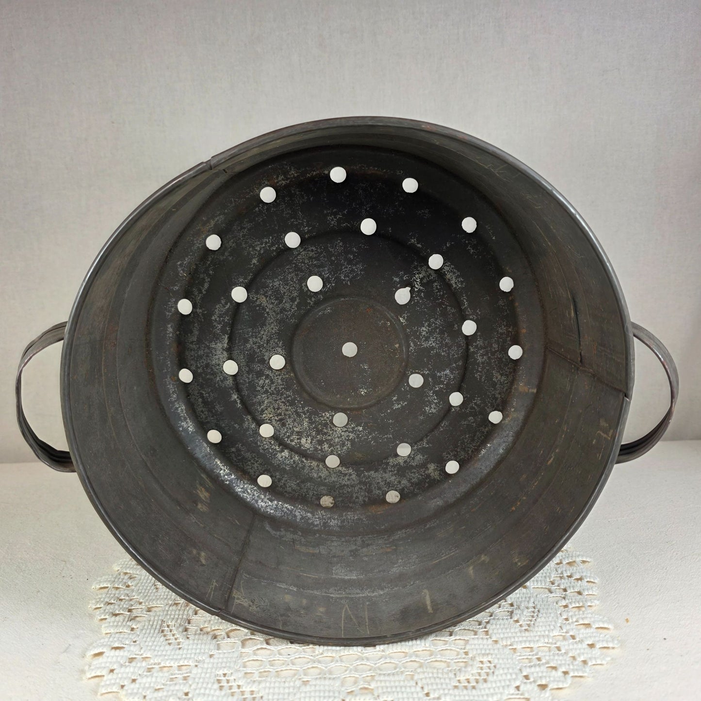Antique Swans Down Cake Pan Angel Food Bundt Early 20th Century Farmhouse Primitive Kitchen Decor