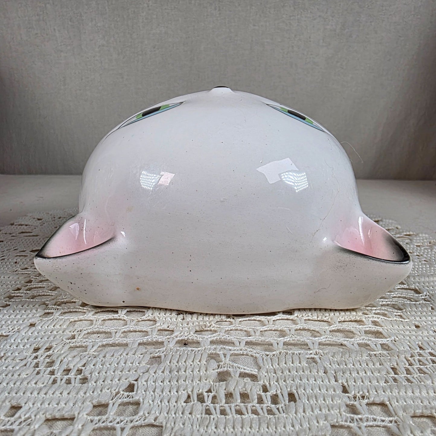 Vintage Holt Howard 1958 Cat String Holder & Scissor Rest - Ceramic Hand-Painted Japan