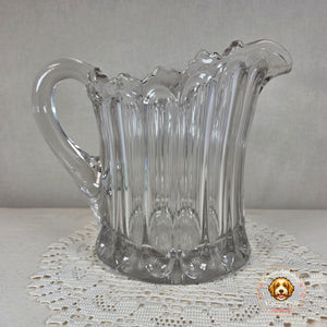 Vintage Fostoria Lucere No. 1515 Clear Glass Pitcher 1907-1915 8"