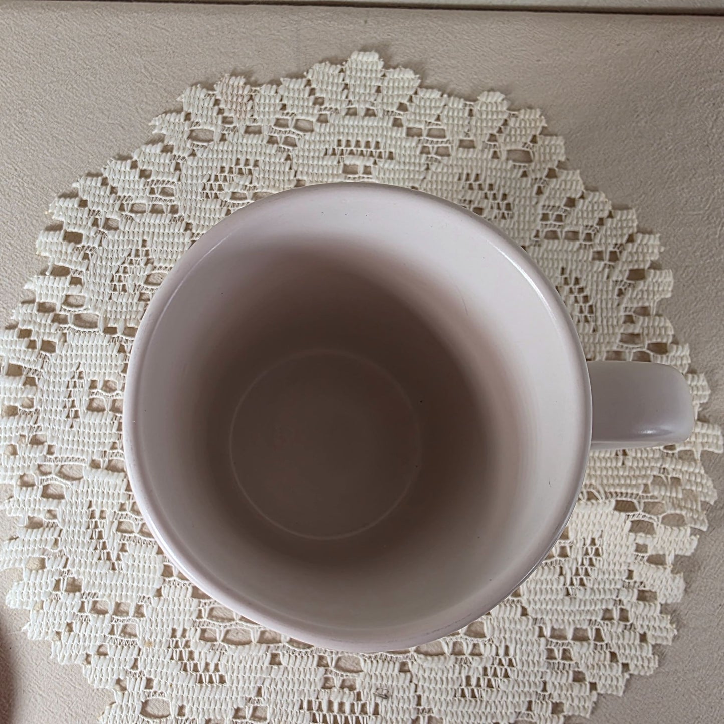 Rae Dunn Ceramic "Cozy" Mug With Black Lid 16 Oz Capacity White With Textured Finish For Hot & Cold Beverages