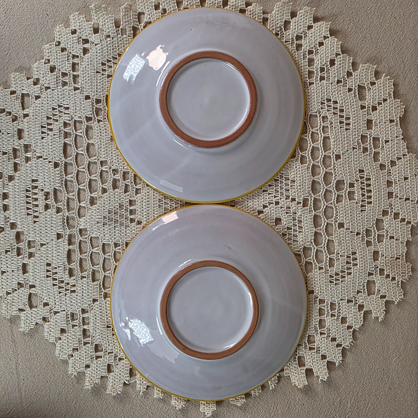 Vintage Tupesy Ceramic Tea Cup Set Hand Painted Floral Bohemian Style
