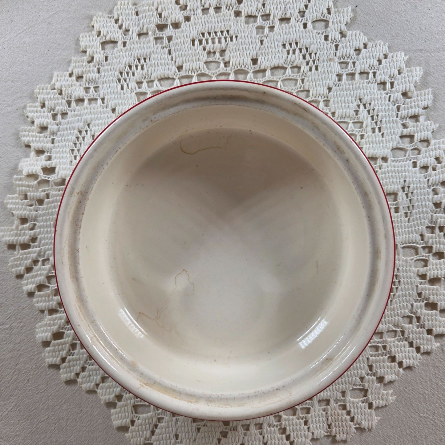 Vintage Ovenproof Stoneware Bittersweet Berry Casserole Dish Set with Lid USA