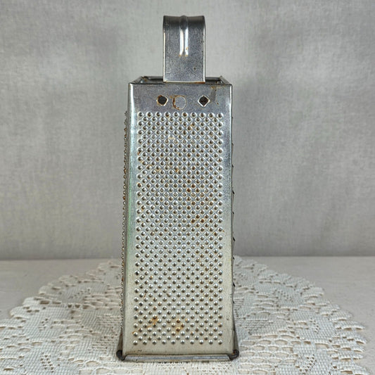 Vintage Bromwell Box Cheese Grater Tin Kitchen Utensil Farmhouse Decor