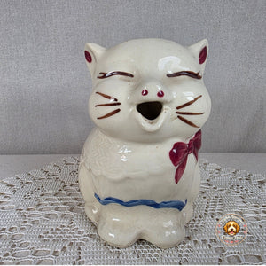 Vintage Shawnee Puss N Boots Cat Creamer - Ceramic - 4.5" Tall - USA Made