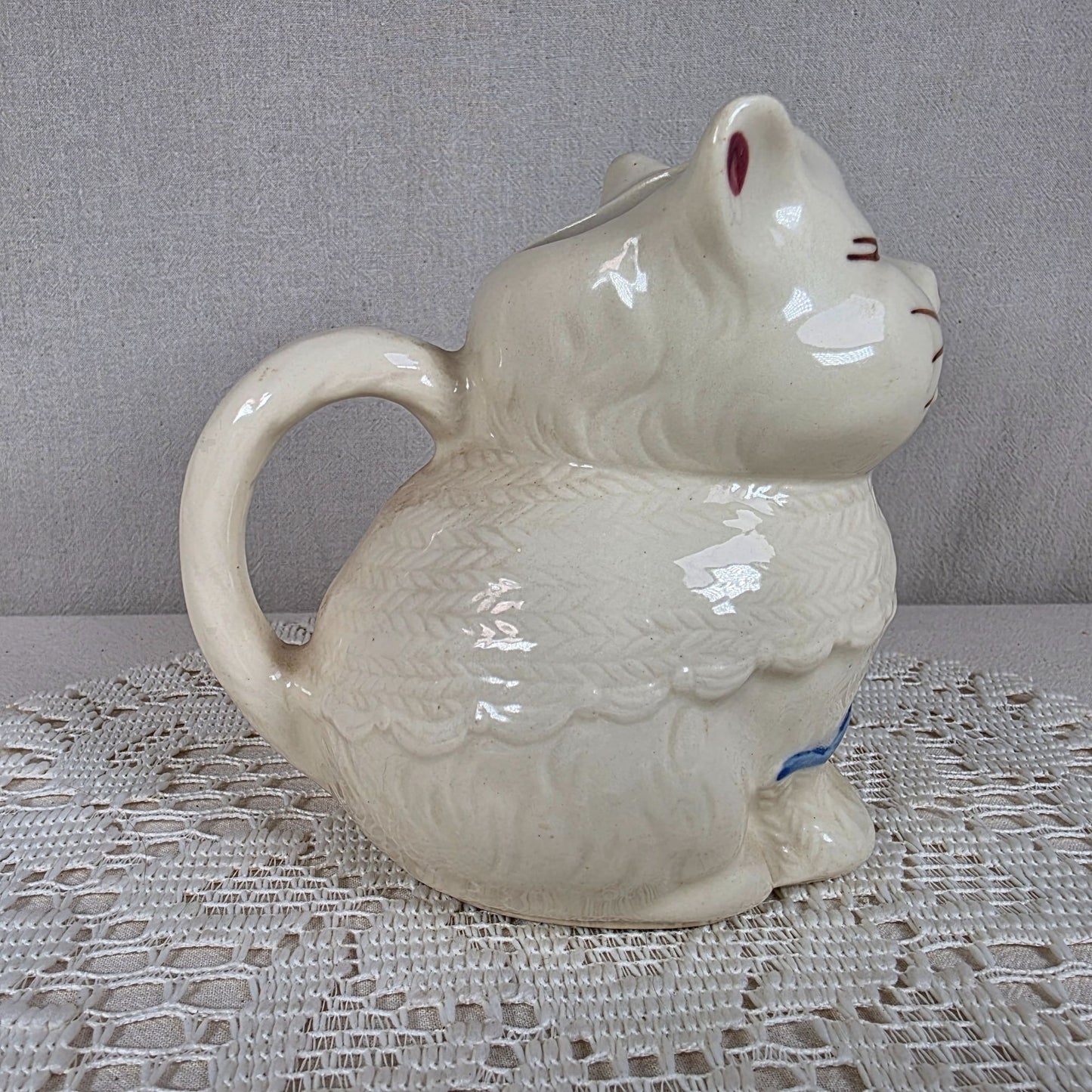 Vintage Shawnee Puss N Boots Cat Creamer - Ceramic - 4.5" Tall - USA Made