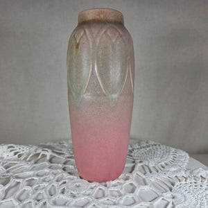 1922 Rookwood Pottery Vase #2406 Pink Green Matte Arts & Crafts Antique