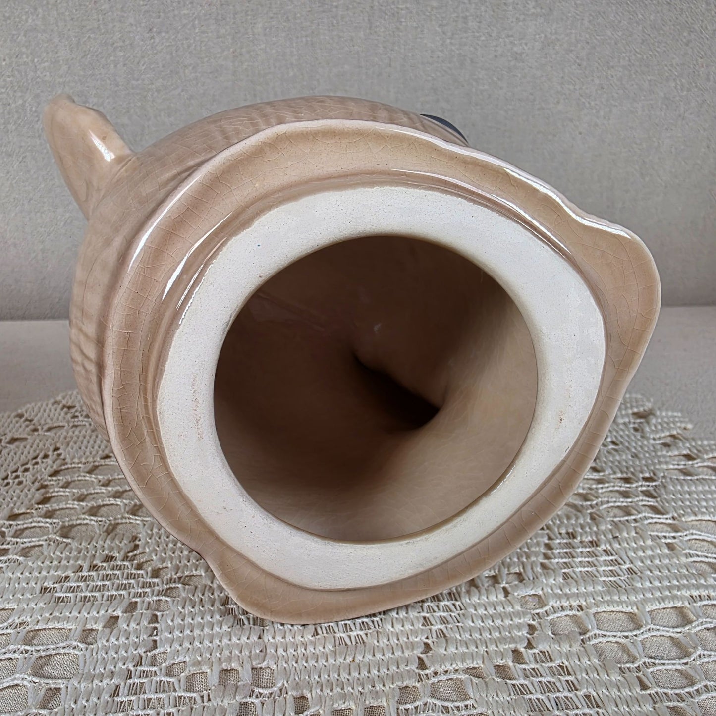 Vintage Koala Bear Cookie Jar CJ-93 USA California Pottery Beige 9"