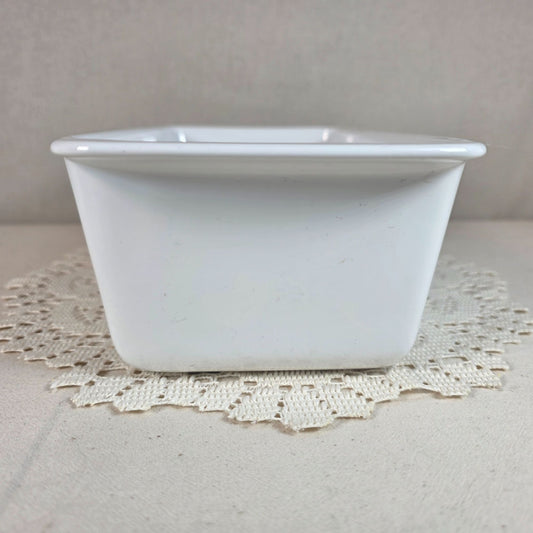 CorningWare Blue Cornflower Loaf Pan 9x5 Vintage Milk Glass Bread Dish